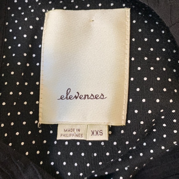 Anthropologie Elevenses Santa Ana Tiered Bodice crinkle stretch romper jumpsuit - Picture 10 of 13